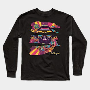 Retro Funk Music Art Long Sleeve T-Shirt